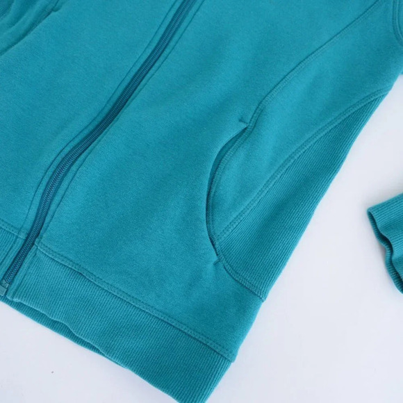 Diadora Teal Zip Up Hoodie Sweater Size Large - Picture 6 of 15
